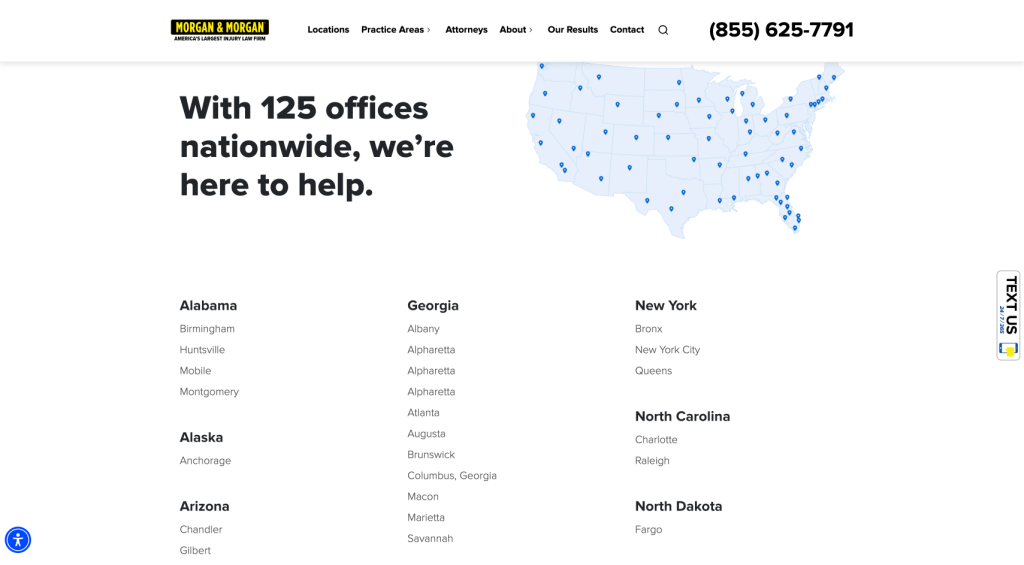 morgan and morgan location pages